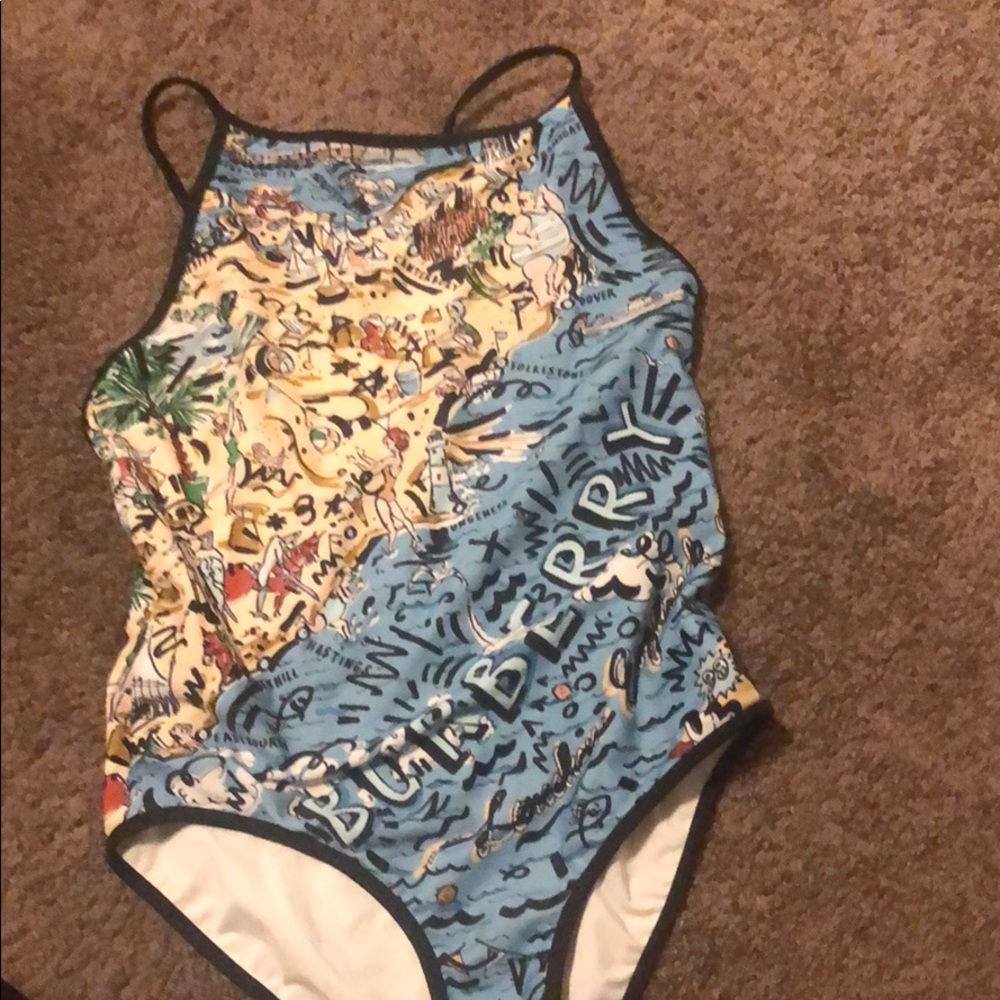 Girl Burberry swimsuit